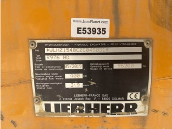 Excavadora de cadenas Liebherr R976 HD: foto 5