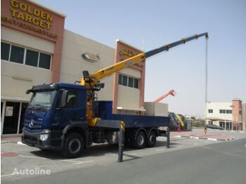 Camión caja abierta, Camión grúa Mercedes-Benz Antos 2543: foto 1