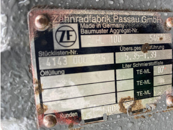 Transmisión para Maquinaria de construcción Liebherr ZF 2HL 100, LMV 100 aus LH A904 LIT: foto 5