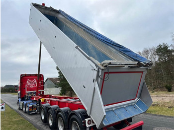 Volquete semirremolque Langendorf 36 m3 4 akslet SKA 36 alu tiptrailer: foto 3