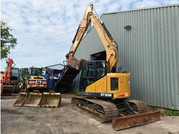 Excavadora de cadenas Sany SY 155 U graafmachine excavator rupskraan tracked: foto 2