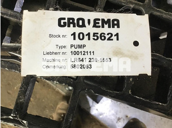 Bomba hidráulica LIEBHERR