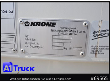 Caja cerrada KRONE Wechselbrücke BDF 7,45 Koffer,  Textil 2750mm innen, 20 x vorhanden: foto 4
