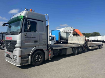 Camión caja abierta, Camión grúa Mercedes-Benz ACTROS 2541 MP3 930.20 6x2, PK29002 Kran mit Containerträger: foto 1