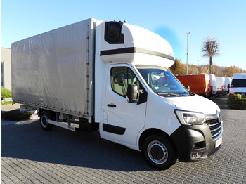 Furgoneta con caja de lona RENAULT MASTER TARPAULIN 10 PALLETS WEBASTO CRUISE CONTROL LED LIGHTS PNEUMATICS AIR CONDITIONING  165HP: foto 4