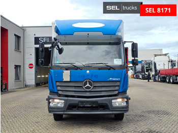 Camión caja cerrada Mercedes-Benz Atego 1221 / Ladebordwand: foto 2