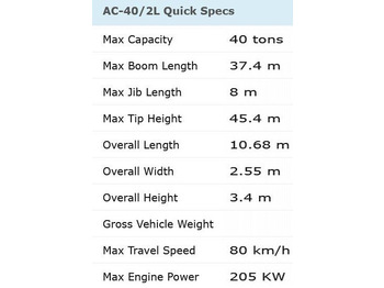 Grúa todo terreno Terex AC40-2L: foto 4