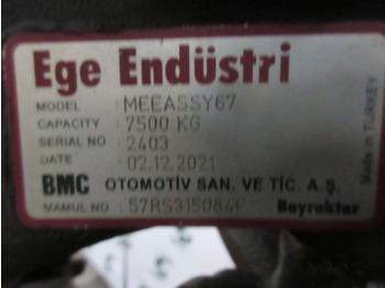 Eje delantero para Camión BMC MEEASSY67//2403//57RS3150841/MODEL 2022 VOORAS BMC 1846 TGR: foto 5