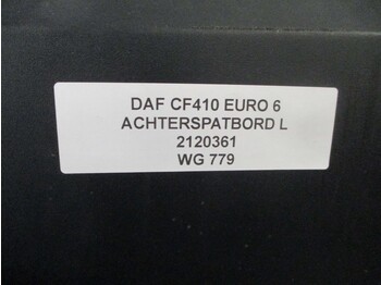 Carrocería y exterior para Camión DAF CF 2120361 COMPLEET ACHTERSPATBORD LINKS EURO 6: foto 2