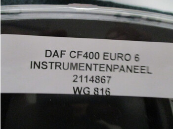 Salpicadero para Camión DAF CF400 2114867 INSTRUMENTENPANEEL EURO 6: foto 4