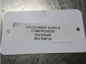 Motor y piezas para Camión Iveco 504308489 COMPRESSOR HI WAY EURO 6: foto 5