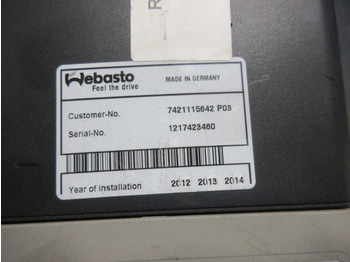 Calefacción/ Ventilación para Camión Renault PREMIUM 7421115642 WEBASTO EEV: foto 4