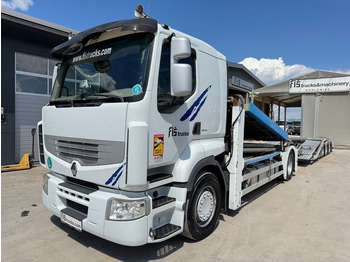 Portavehículos camión RENAULT Premium 460