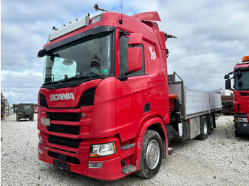 Camión caja abierta SCANIA R 450