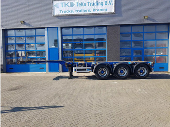 Portacontenedore/ Intercambiable semirremolque Pacton T3-010 Multi chassis Liftas BPW drum: foto 3