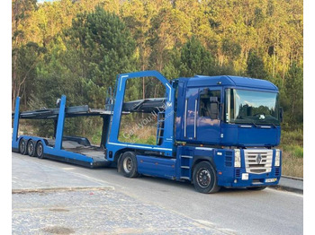 Portavehículos camión RENAULT Magnum 480