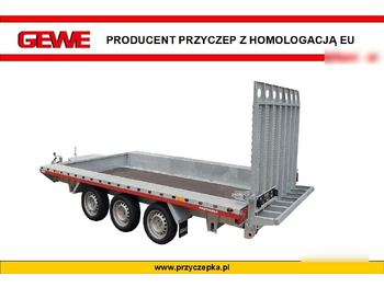 Leasing financiero de Gewe Przyczepa pod minikoparkę 4x1,8m - 3osiowa, B3500 E/1 leasing Gewe Przyczepa pod minikoparkę 4x1,8m - 3osiowa, B3500 E/1: foto 1