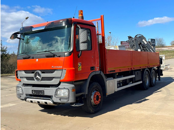 Camión caja abierta, Camión grúa Mercedes truck Actros, Haib 166, 2636: foto 3