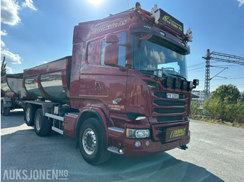 Volquete camión 2013 Scania R500 tippbil med asfaltbalje og tilhenger: foto 2