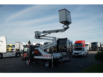 Camión con plataforma elevadora Nissan CABSTAR / ZWYŻKA 16,3 METRÓW / BLIŹNIAK / UDŹWIG: foto 4