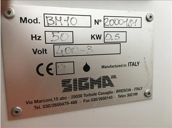 Maquinaria de alimentación Sigma BM10 planetary mixer: foto 5