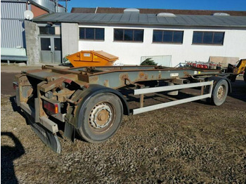 Remolque multilift/ Portacontenedores de cadenas Huffermann HSA 1870 Abrollanhänger Deutsche Maschine: foto 2 Remolque multilift/ Portacontenedores de cadenas Huffermann HSA 1870 Abrollanhänger Deutsche Maschine: foto 2