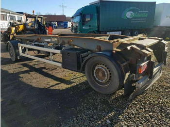 Remolque multilift/ Portacontenedores de cadenas Huffermann HSA 1870 Abrollanhänger Deutsche Maschine: foto 4 Remolque multilift/ Portacontenedores de cadenas Huffermann HSA 1870 Abrollanhänger Deutsche Maschine: foto 4