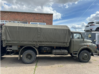 Furgoneta con caja de lona MAN 11.136 HA 4X4*H-zul.*schön*ex belg. Armee: foto 3