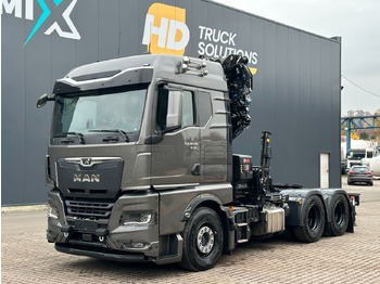 Cabeza tractora MAN TGX 26.580 6x4 Kran Hiab 302-6 + Jib-4: foto 2