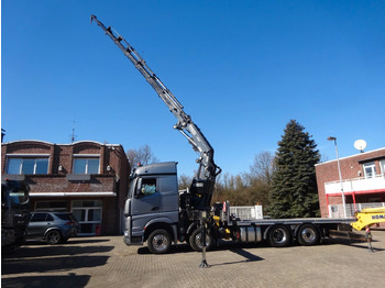 Camión grúa, Camión caja abierta nuevo Mercedes-Benz 3453  Plattform + Fassi F820 Kran  8x2 Mercedes-Benz 3453 FASSI F820 Kran 8x Hydr. Ausschub: foto 2