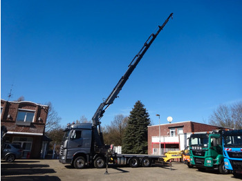 Camión grúa, Camión caja abierta nuevo Mercedes-Benz 3453  Plattform + Fassi F820 Kran  8x2 Mercedes-Benz 3453 FASSI F820 Kran 8x Hydr. Ausschub: foto 3