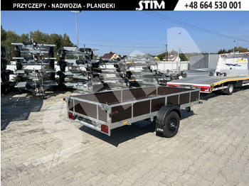 Remolque de coche nuevo Stim S11-075/3415R + przednia burta otwierana + wzmocnienie ramy: foto 2