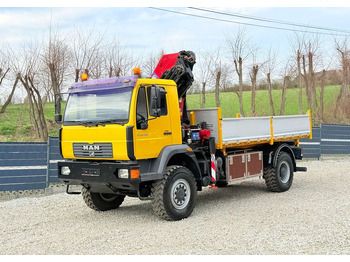 Volquete camión MAN * MAN LE 18.280 * HDS HMF 1560 * Kiper Wywrotka * 4x4 * Sprowadzony * Energetyka *: foto 2 Volquete camión MAN * MAN LE 18.280 * HDS HMF 1560 * Kiper Wywrotka * 4x4 * Sprowadzony * Energetyka *: foto 2