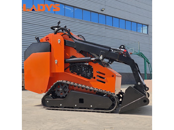Minicargadora nuevo LADYS Free Shipping Mini Skid Steer Loader Compact Track Electric/Diesel Chinese Mini Skid Steer Loader For Sale With Mini Skid Steer Attachments 4 In 1 Bucket: foto 2