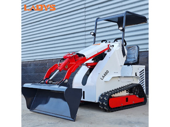 Minicargadora nuevo LADYS Free Shipping Mini Skid Steer Loader Compact Track Electric/Diesel Chinese Mini Skid Steer Loader For Sale With Mini Skid Steer Attachments 4 In 1 Bucket: foto 5