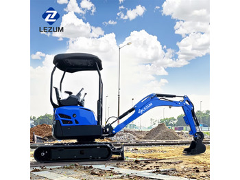 Excavadora de cadenas LEZUM DY18 Mini Excavator Digger Miniexcavadora EPA Kubota Engine Mini Excavator For Sale With Mini Excavator Attachment Set: foto 5