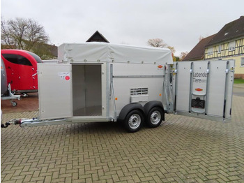 Transporte de ganado remolque Böckmann Viehanhänger, 2,4 to. Tür/Rampekombi, Humbaur, Fendt: foto 5