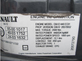 Motor para Camión Renault Magnum DXI12: foto 4