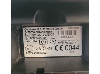 Tacógrafo para Camión TACHOGRAF MERCEDES ACTROS A0024463633 R.2.1: foto 3 Tacógrafo para Camión TACHOGRAF MERCEDES ACTROS A0024463633 R.2.1: foto 3