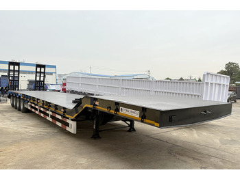 Góndola rebajadas semirremolque para transporte de equipos pesados nuevo TITAN 4 Axle Lowbed Trailer for Sale in Mali: foto 2