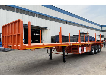 Portacontenedore/ Intercambiable semirremolque nuevo TITAN Container Flatbed Truck Trailer with Piles In Angola: foto 2