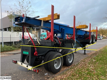 Semirremolque maderero Legras Openlaadbak Wood transport, Steel suspension: foto 2