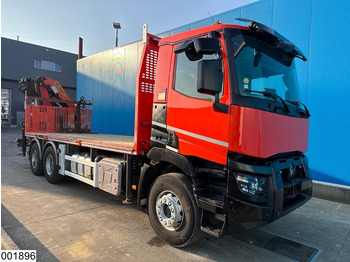 Camión caja abierta, Camión grúa Renault C 430 6x4, EURO 6, Retarder, Palfinger,Remote: foto 2
