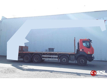 Camión caja abierta, Camión grúa Renault Kerax 430 8x4: foto 4 Camión caja abierta, Camión grúa Renault Kerax 430 8x4: foto 4