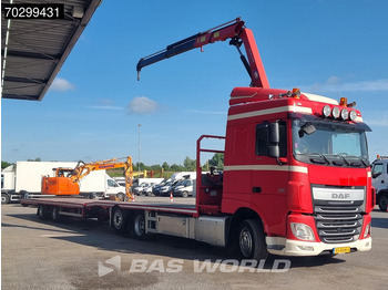 Camión caja abierta, Camión grúa DAF XF 440 6X2 NL-combi Transporter HMF 900-K2 Kran Winch Lift-Lenkachse Euro 6: foto 3 Camión caja abierta, Camión grúa DAF XF 440 6X2 NL-combi Transporter HMF 900-K2 Kran Winch Lift-Lenkachse Euro 6: foto 3