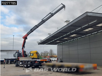 Camión caja abierta, Camión grúa Volvo FM 460 6X2 Fassi F365A.2.25 E-Dynamic Retarder Euro 6 Kraan Crane: foto 3