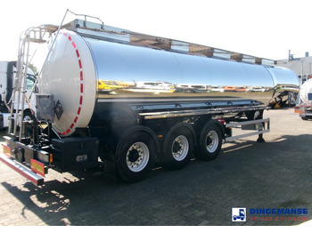 Cisterna semirremolque Clayton Chemical tank inox 33 m3 / 1 comp + pump: foto 4