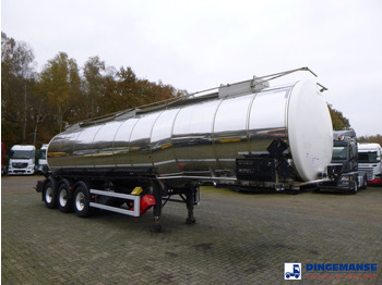Leasing financiero de Crane Fruehauf Chemical tank inox 32.8 m3 / 1 comp leasing Crane Fruehauf Chemical tank inox 32.8 m3 / 1 comp: foto 2