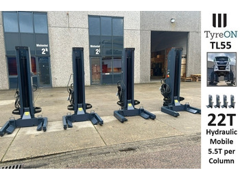 Equipo de taller TL55-4 22T mobile truck lifts - wired - 400V - performance 3,0 kW per column - large display - liftig time <= 75 s: foto 4