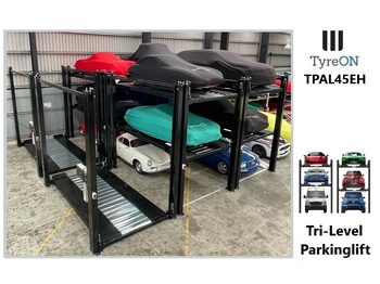 Equipo de taller TPAL45EH 4 post car stacker lift  -  Three level parking lift 3 cars on each- Electrically unlocked - Close fitting platforms - 15 cm ramp height - Autostacker 2500kg + 2000kg: foto 2